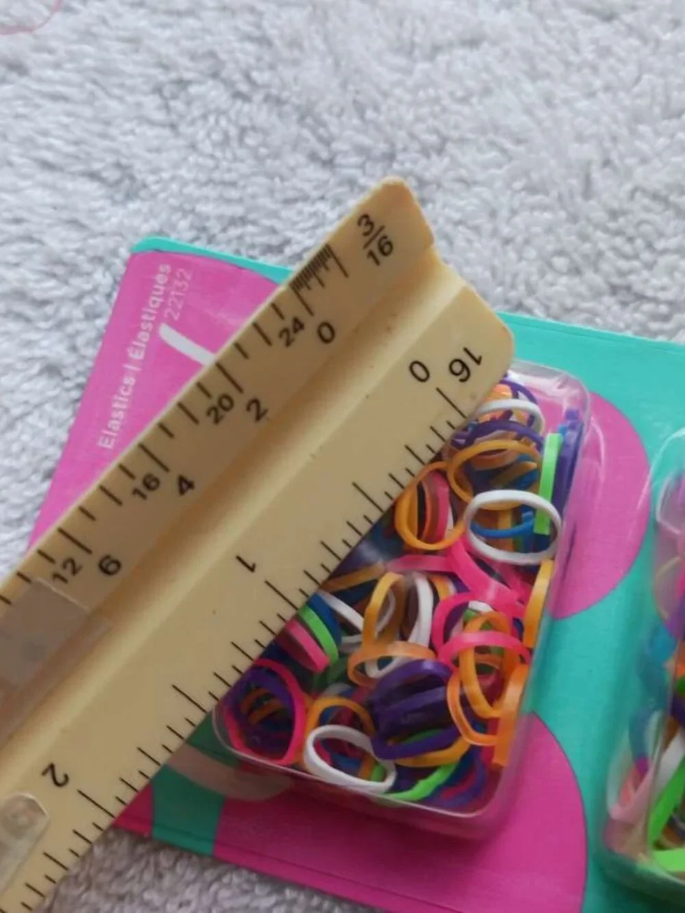250 Goody Elastics Colored Bright Neon Mix Ouchless Poly Elastic Hair Bands 2020